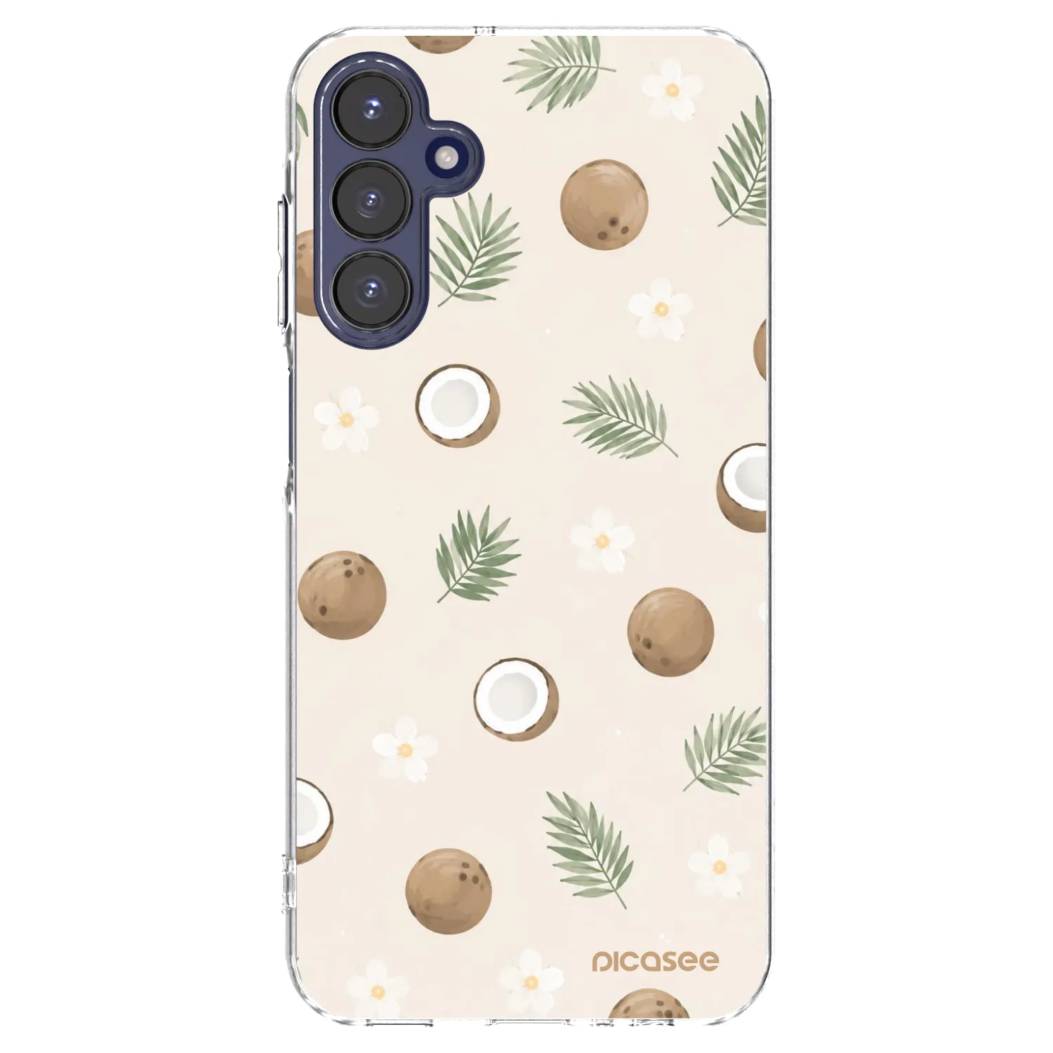 Picasee silikonowe przeźroczyste etui na Samsung Galaxy A15 A155F 4G - Coconut Breeze