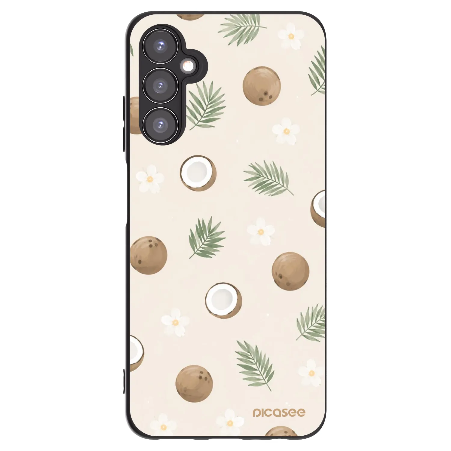 Picasee silikonowe czarne etui na Samsung Galaxy A05s A057G - Coconut Breeze