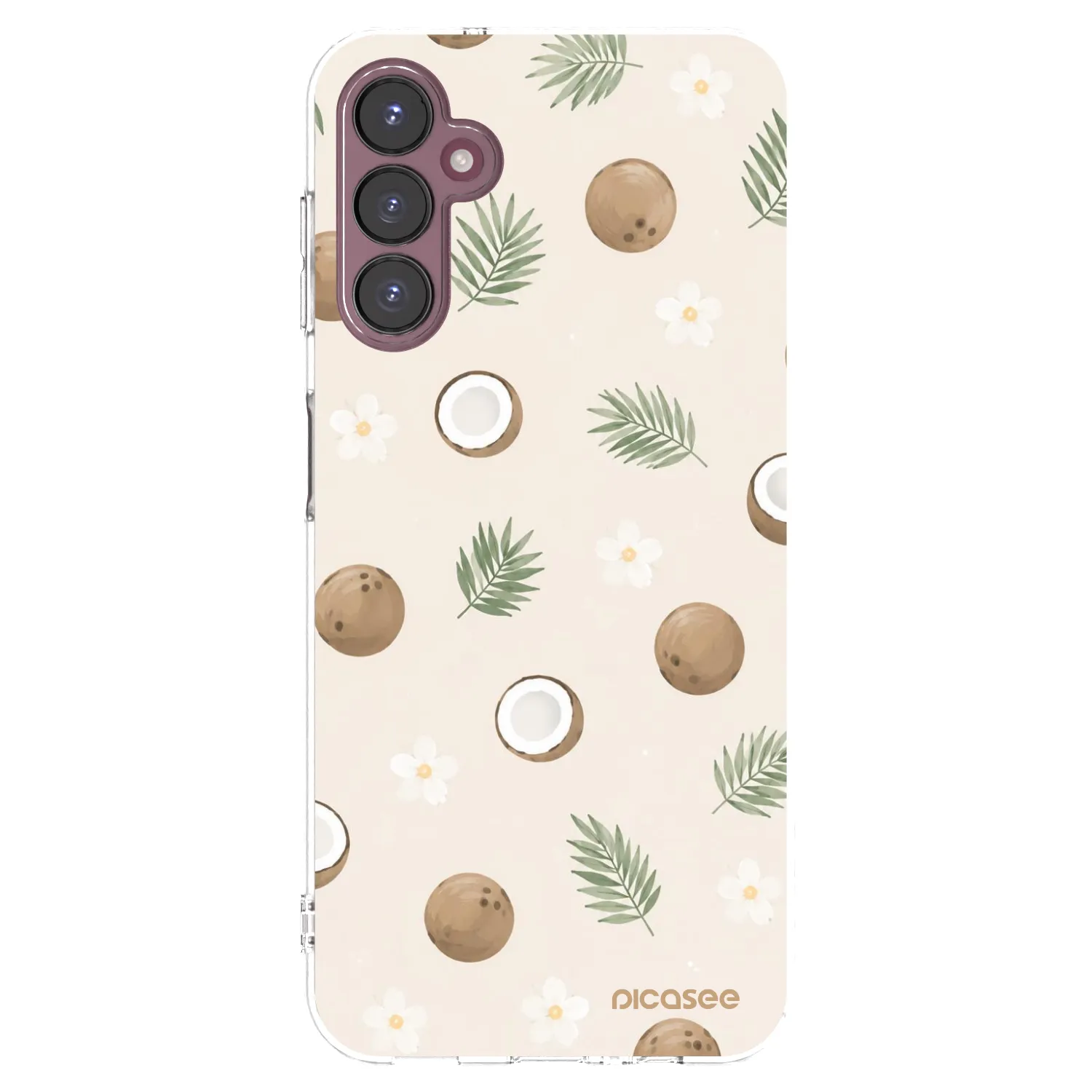 Picasee silikonowe przeźroczyste etui na Samsung Galaxy A05s A057G - Coconut Breeze