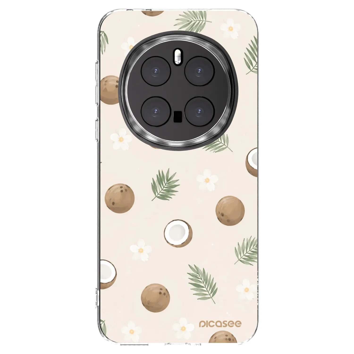 Picasee silikonowe przeźroczyste etui na Honor Magic7 Pro 5G - Coconut Breeze