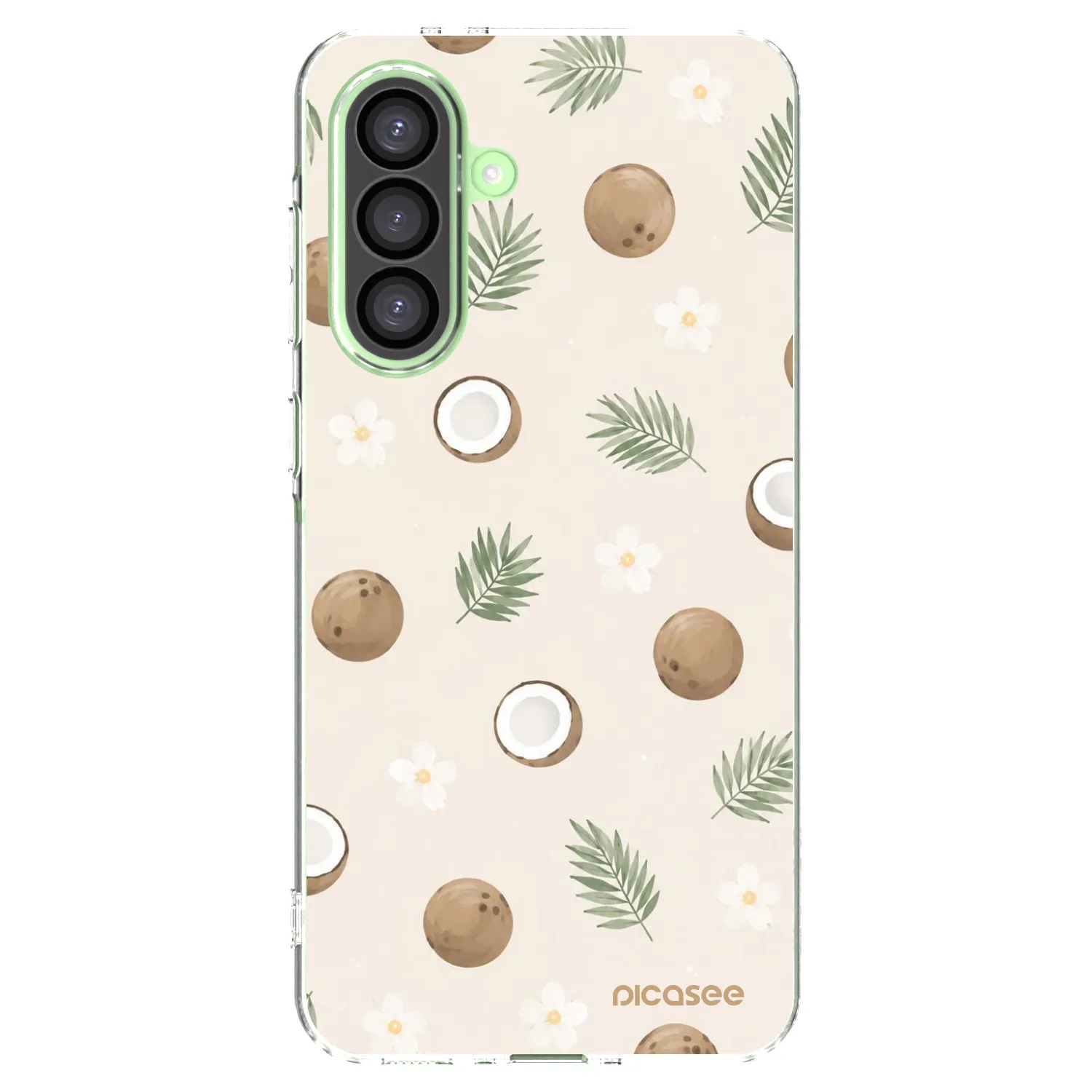 Picasee silikonowe przeźroczyste etui na Samsung Galaxy A26 5G A266B - Coconut Breeze