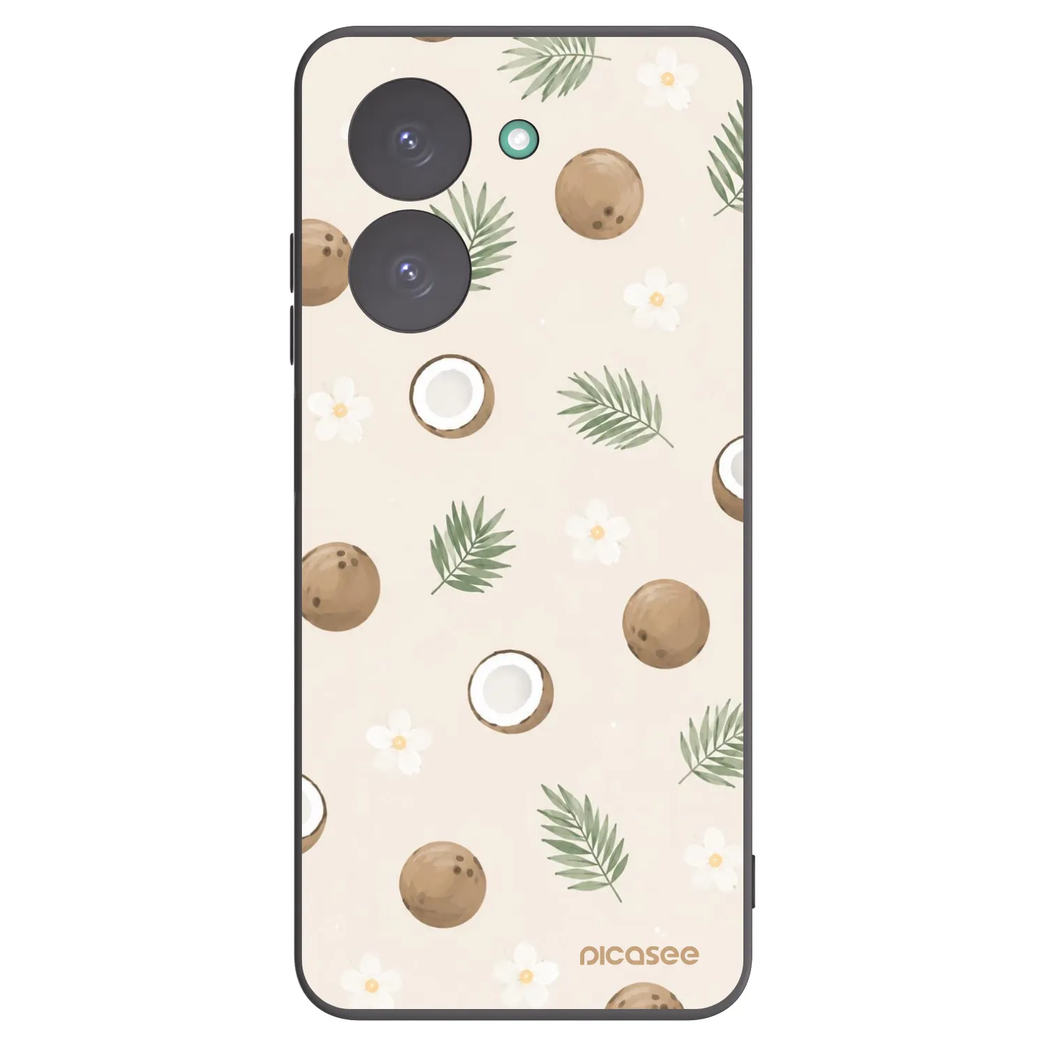 Picasee silikonowe czarne etui na Xiaomi Redmi A5 - Coconut Breeze