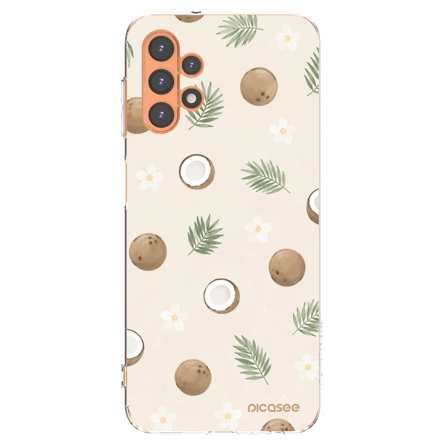 Picasee silikonowe przeźroczyste etui na Samsung Galaxy A13 5G - Coconut Breeze