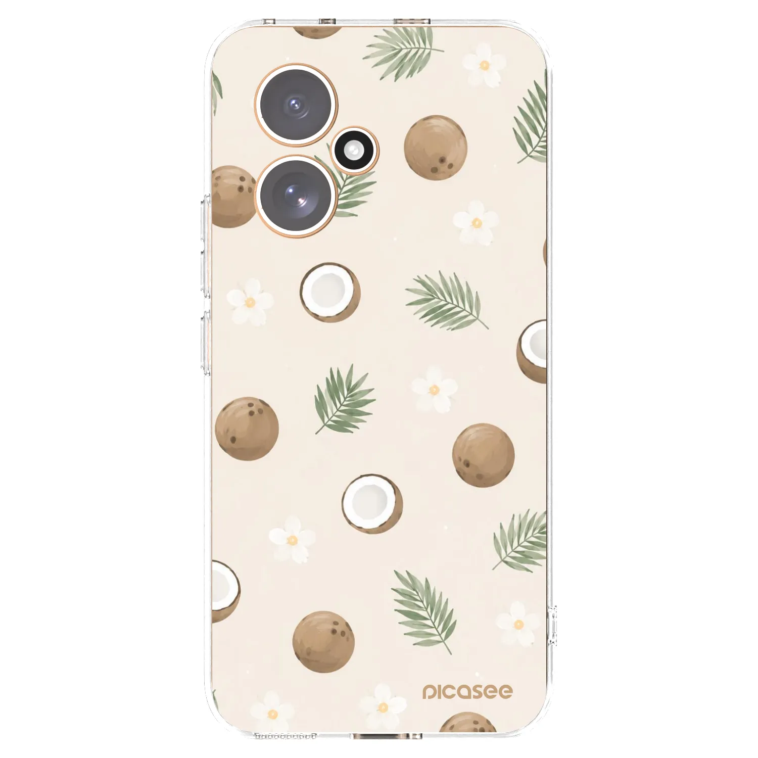 Picasee silikonowe przeźroczyste etui na Honor 400 5G - Coconut Breeze