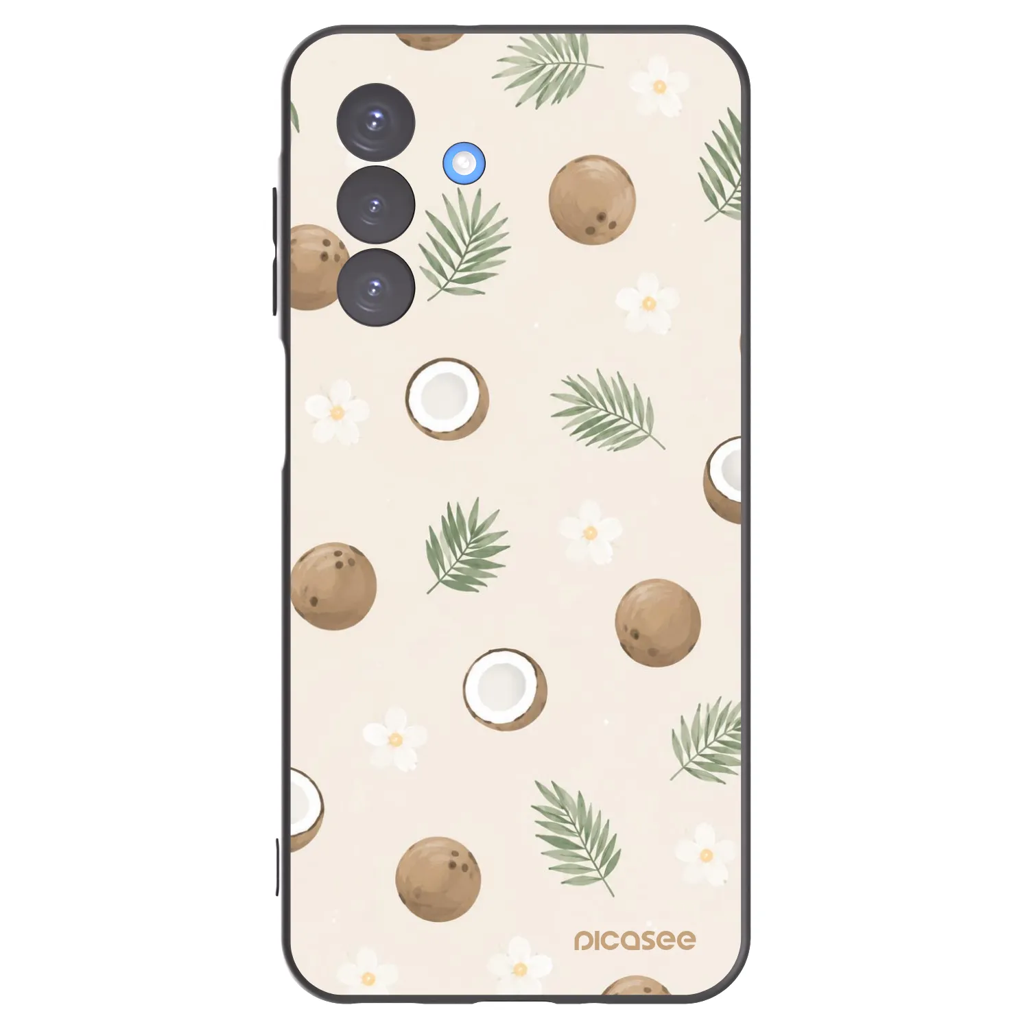 Picasee silikonowe czarne etui na Samsung Galaxy A17 5G - Coconut Breeze