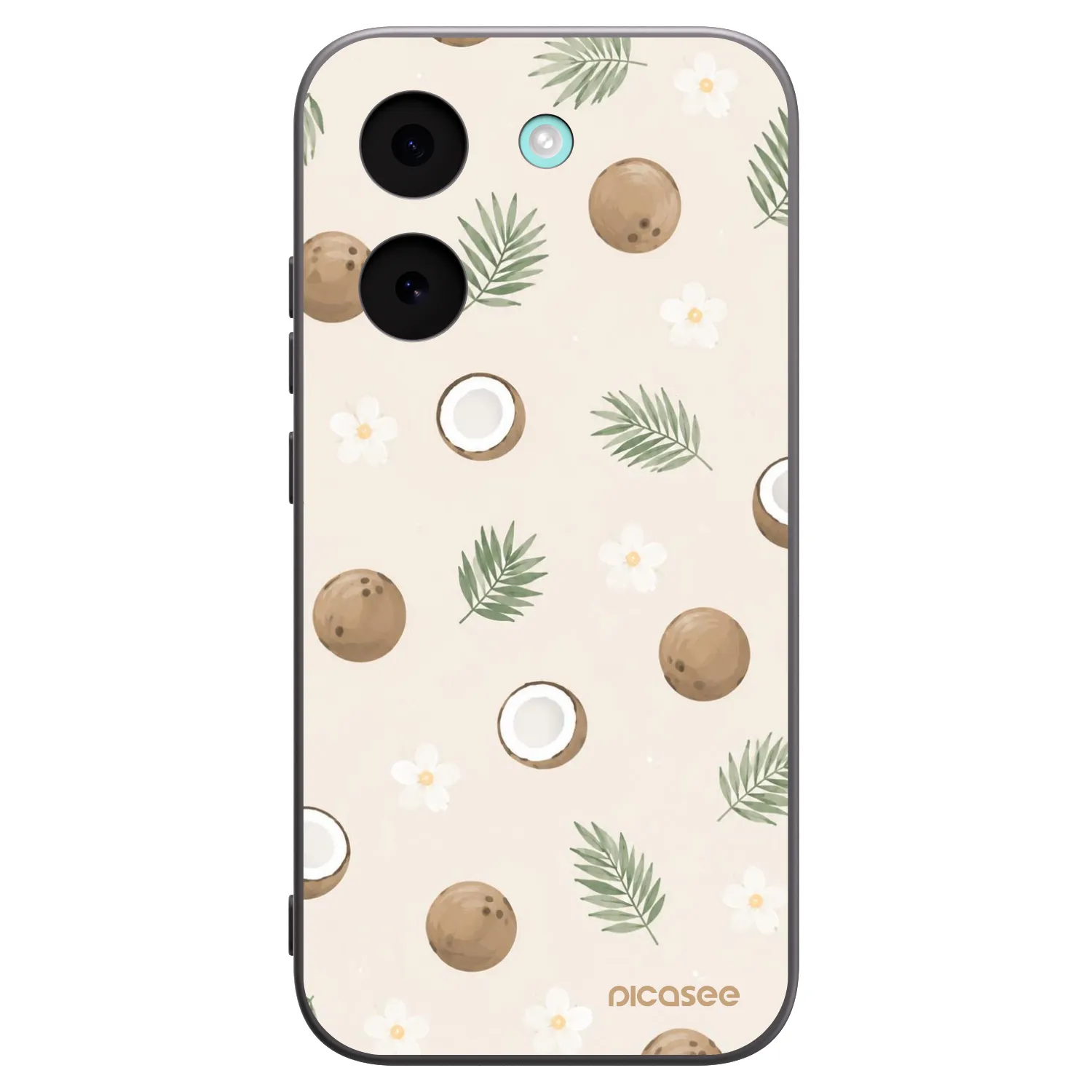 Picasee silikonowe czarne etui na Xiaomi Poco X8 Pro - Coconut Breeze