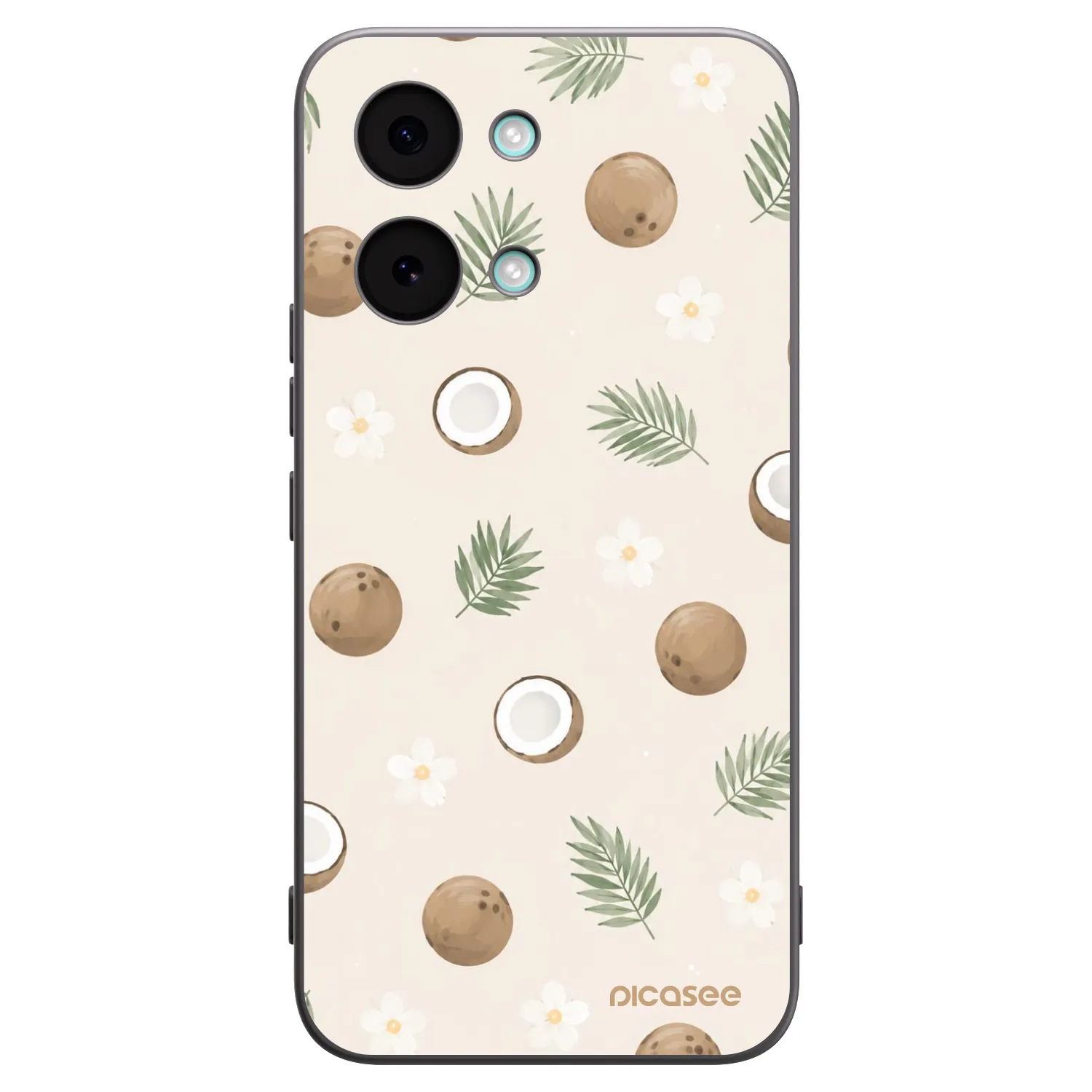 Picasee silikonowe czarne etui na Xiaomi Poco X8 Pro Max - Coconut Breeze