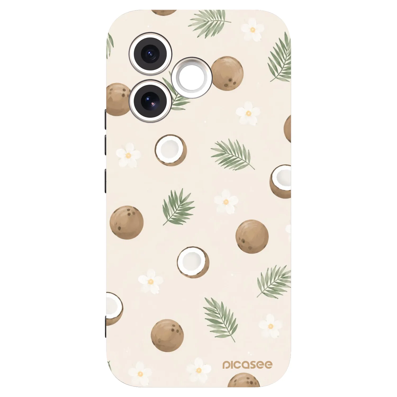 Picasee silikonowe czarne etui na Honor 600 Lite - Coconut Breeze