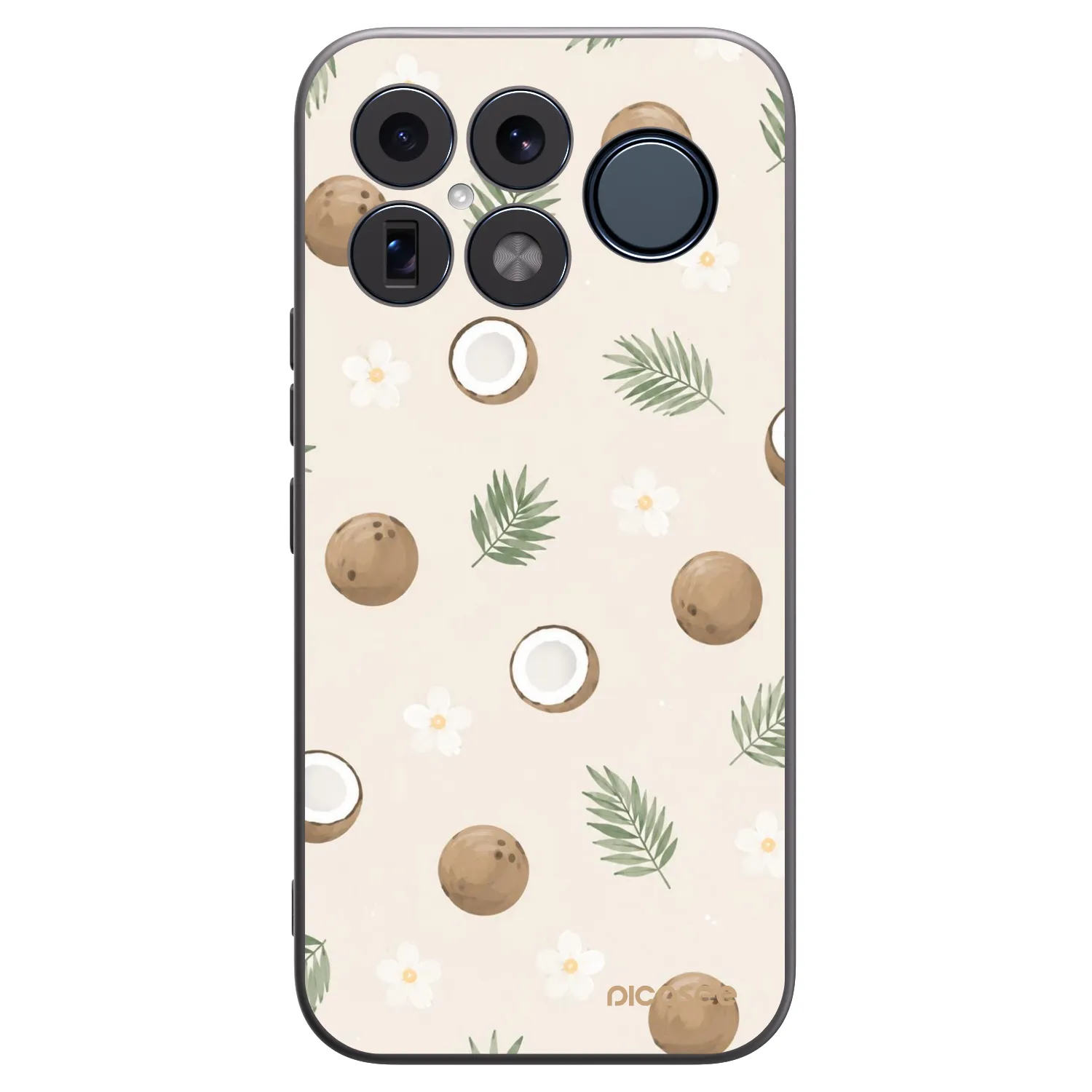 Picasee silikonowe czarne etui na Xiaomi Poco F8 Ultra - Coconut Breeze