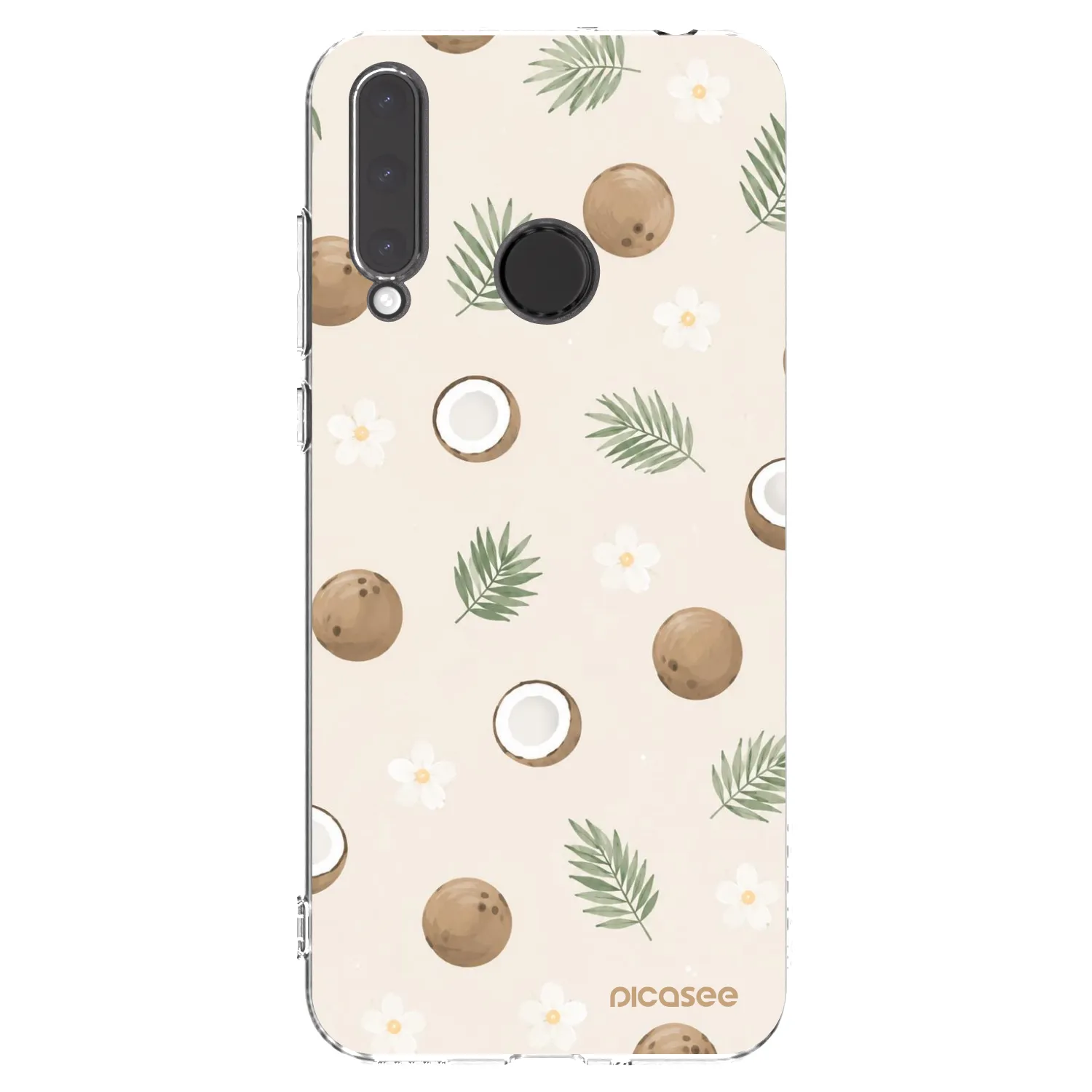 Picasee silikonowe przeźroczyste etui na Honor 20 Lite - Coconut Breeze
