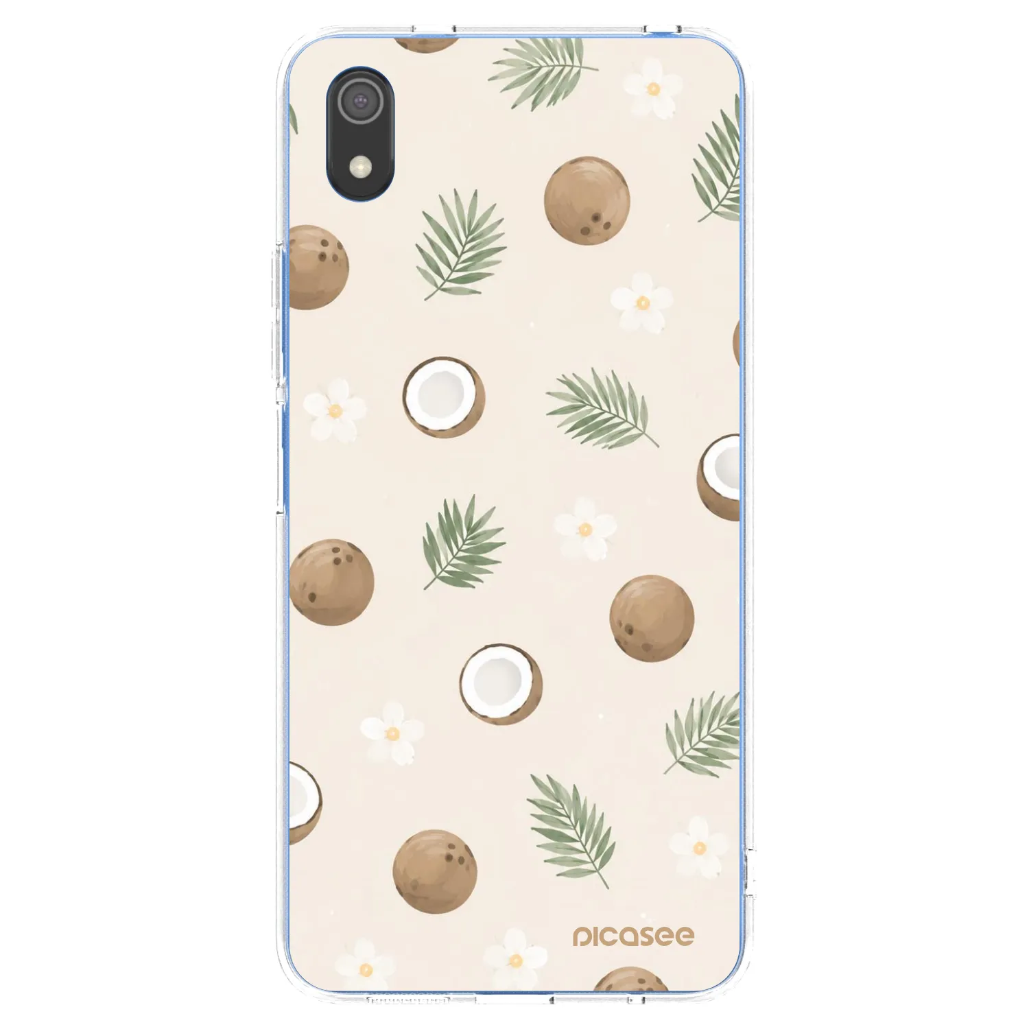 Picasee silikonowe przeźroczyste etui na Xiaomi Redmi 7A - Coconut Breeze