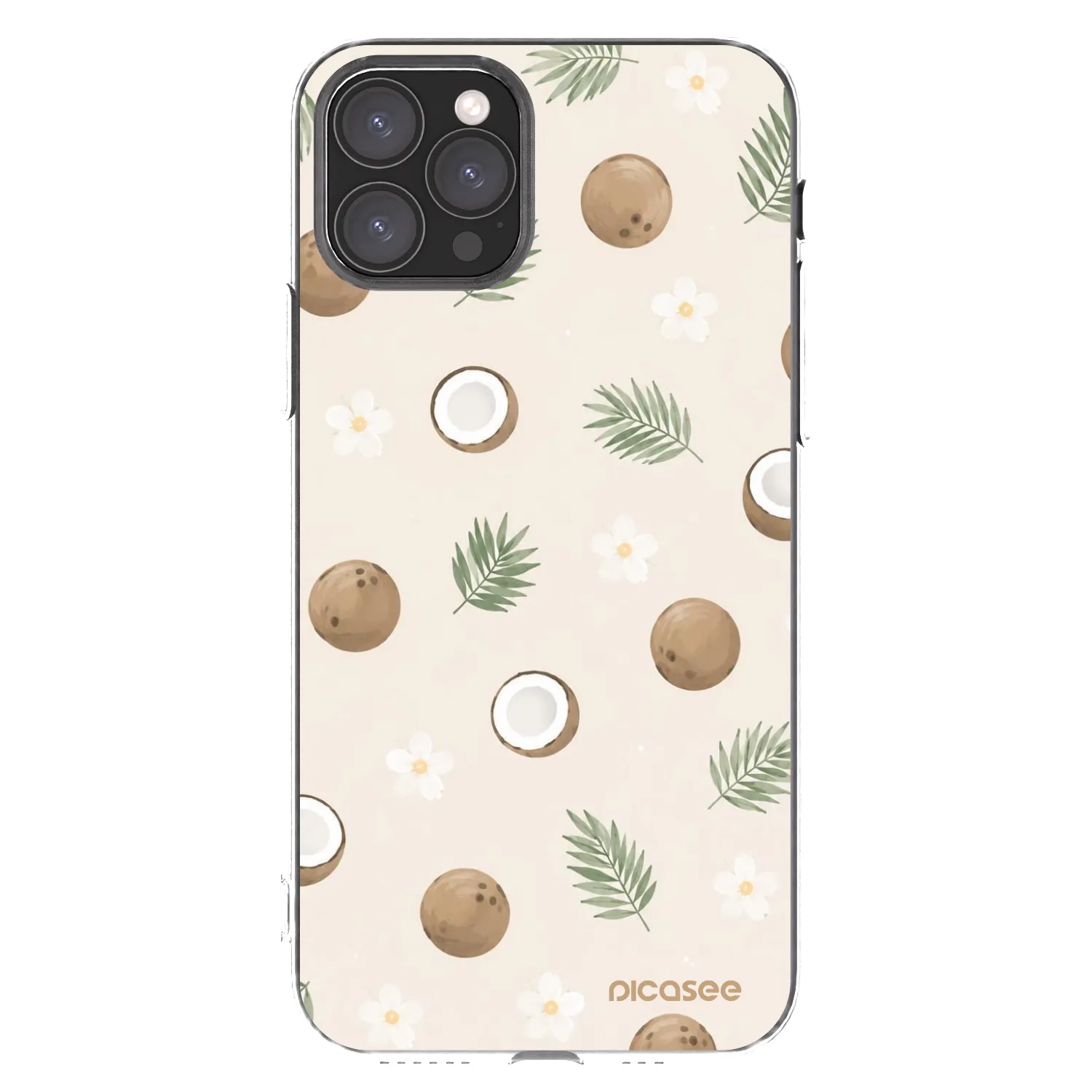 Picasee silikonowe przeźroczyste etui na Apple iPhone 11 Pro - Coconut Breeze