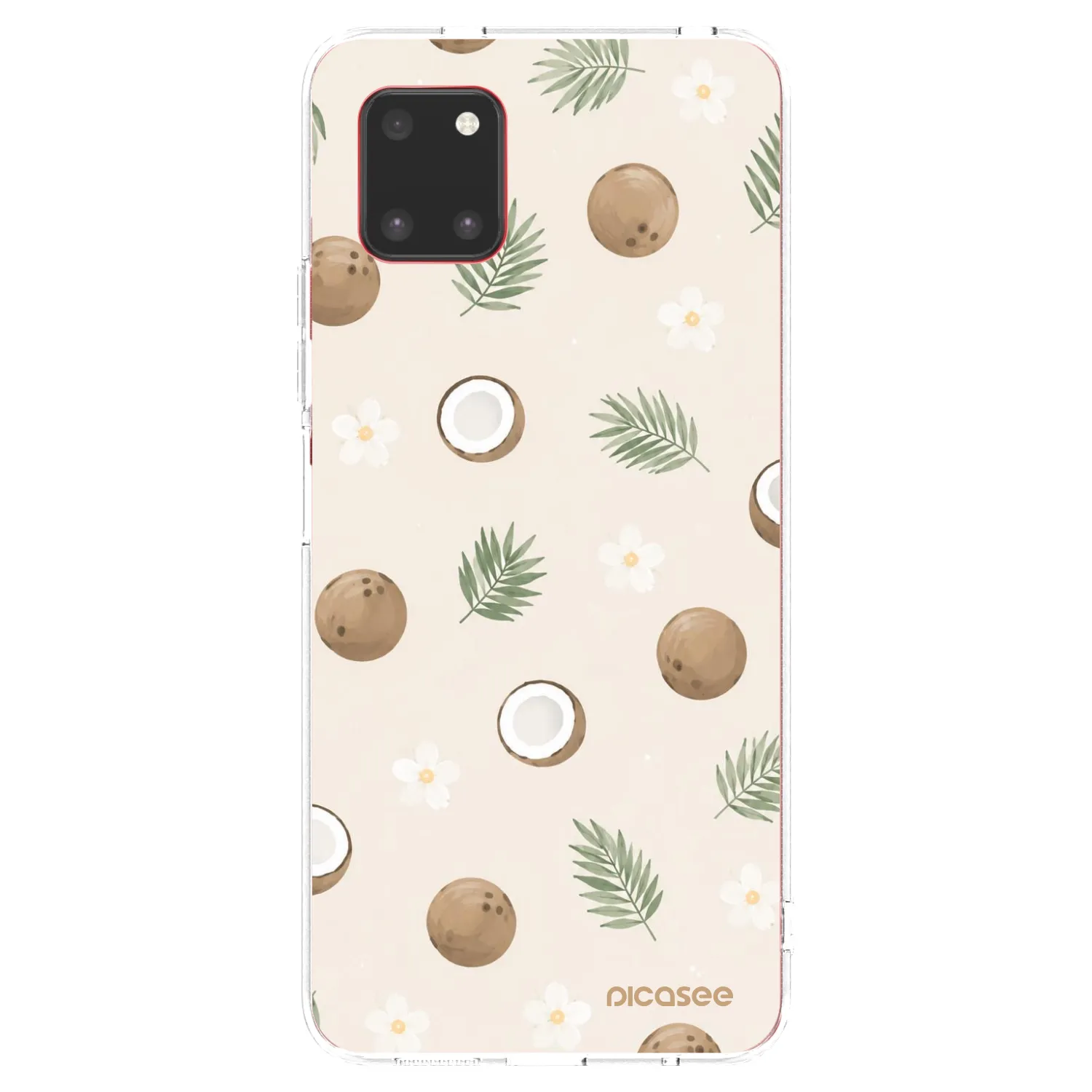Picasee silikonowe przeźroczyste etui na Samsung Galaxy Note 10 Lite N770F - Coconut Breeze