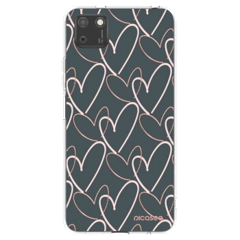 Picasee silikonowe przeźroczyste etui na Huawei Y5P - Lots of love