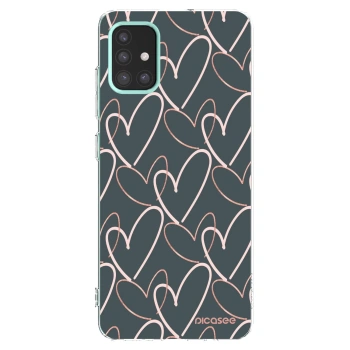 Picasee silikonowe przeźroczyste etui na Samsung Galaxy M31s - Lots of love