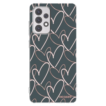Picasee silikonowe przeźroczyste etui na Samsung Galaxy A52 5G A525F - Lots of love