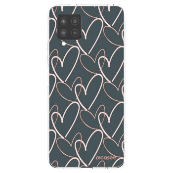 Picasee silikonowe przeźroczyste etui na Samsung Galaxy A42 A426B - Lots of love