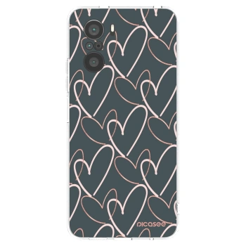 Picasee silikonowe przeźroczyste etui na Xiaomi Poco F3 - Lots of love