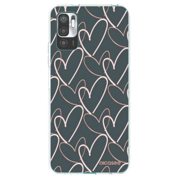 Picasee silikonowe przeźroczyste etui na Xiaomi Redmi Note 10 5G - Lots of love