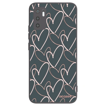 Picasee silikonowe czarne etui na Xiaomi Redmi Note 10 5G - Lots of love