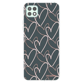 Picasee silikonowe przeźroczyste etui na Samsung Galaxy A22 A226B 5G - Lots of love