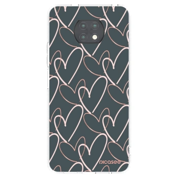Picasee silikonowe przeźroczyste etui na Xiaomi Redmi Note 9T - Lots of love