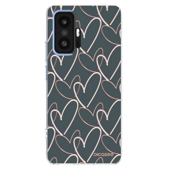 Picasee silikonowe przeźroczyste etui na Xiaomi 11T Pro - Lots of love