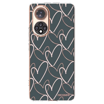 Picasee silikonowe przeźroczyste etui na Honor 50 5G - Lots of love