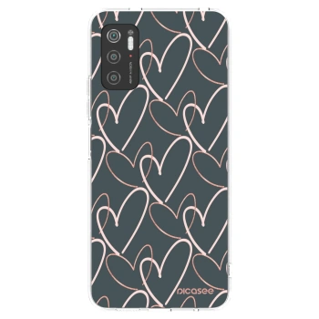 Picasee silikonowe przeźroczyste etui na Xiaomi Poco M3 Pro 5G - Lots of love
