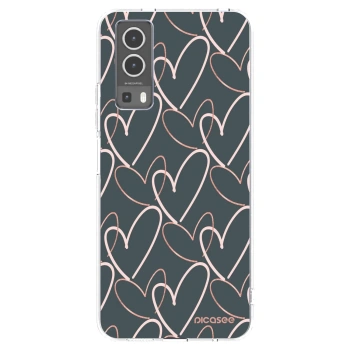 Picasee silikonowe przeźroczyste etui na Vivo Y72 5G - Lots of love