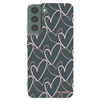 Picasee silikonowe przeźroczyste etui na Samsung Galaxy S22+ 5G - Lots of love