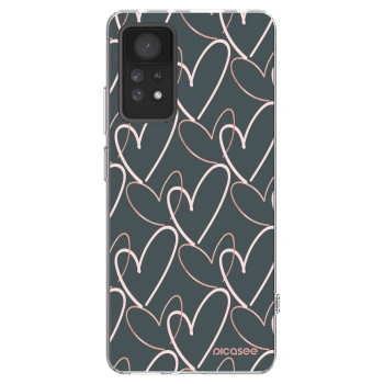 Picasee silikonowe przeźroczyste etui na Xiaomi Redmi Note 11 Pro 5G - Lots of love