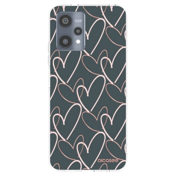 Picasee silikonowe przeźroczyste etui na Realme 9 Pro 5G - Lots of love