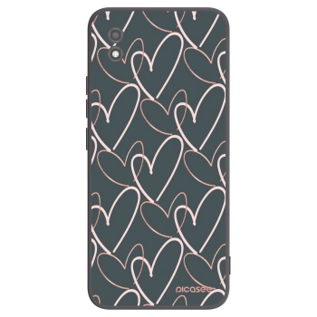 Picasee silikonowe czarne etui na Realme C11 (2021) - Lots of love