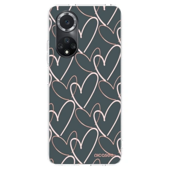 Picasee silikonowe przeźroczyste etui na Huawei Nova 9 SE - Lots of love