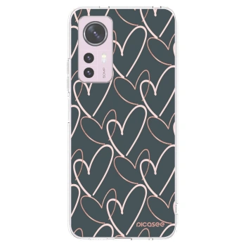 Picasee silikonowe przeźroczyste etui na Xiaomi 12 - Lots of love