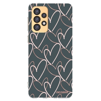 Picasee silikonowe przeźroczyste etui na Samsung Galaxy A33 5G A336 - Lots of love