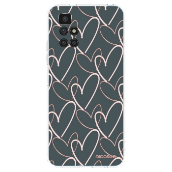 Picasee silikonowe przeźroczyste etui na Xiaomi Redmi 10 (2022) - Lots of love