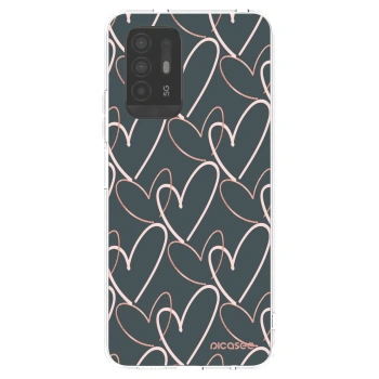 Picasee silikonowe przeźroczyste etui na OPPO A94 5G - Lots of love