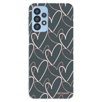 Picasee silikonowe przeźroczyste etui na Samsung Galaxy A23 A235F 4G - Lots of love