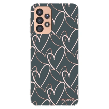 Picasee silikonowe przeźroczyste etui na Samsung Galaxy A23 A236B 5G - Lots of love