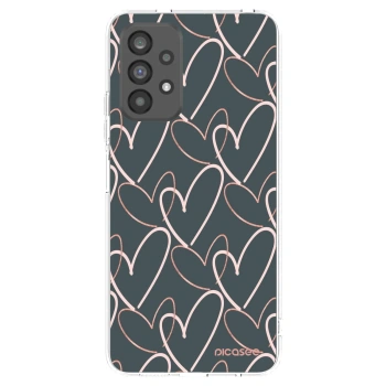 Picasee silikonowe przeźroczyste etui na Samsung Galaxy A73 5G - Lots of love