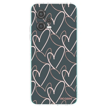 Picasee silikonowe przeźroczyste etui na Xiaomi Poco X5 - Lots of love