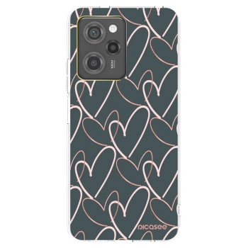 Picasee silikonowe przeźroczyste etui na Xiaomi Poco X5 Pro - Lots of love