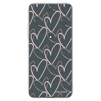 Picasee silikonowe przeźroczyste etui na Honor Magic5 Lite 5G - Lots of love