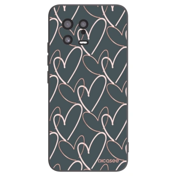 Picasee silikonowe czarne etui na Xiaomi 13 - Lots of love