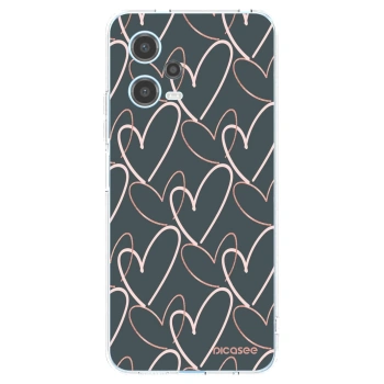 Picasee silikonowe przeźroczyste etui na Xiaomi Redmi Note 12 5G - Lots of love