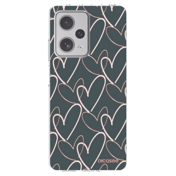 Picasee silikonowe przeźroczyste etui na Xiaomi Redmi Note 12 Pro+ 5G - Lots of love