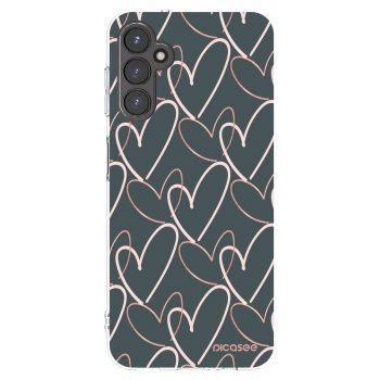 Picasee silikonowe przeźroczyste etui na Samsung Galaxy A14 5G A146P - Lots of love