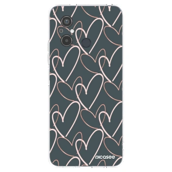 Picasee silikonowe przeźroczyste etui na Xiaomi Redmi 12C - Lots of love